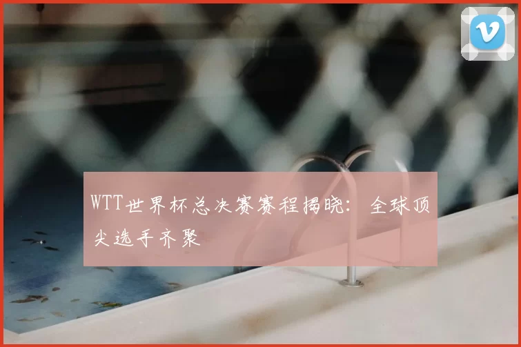 WTT世界杯总决赛赛程揭晓:全球顶尖选手齐聚