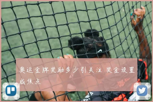 奥运金牌奖励多少引关注 奖金设置成焦点
